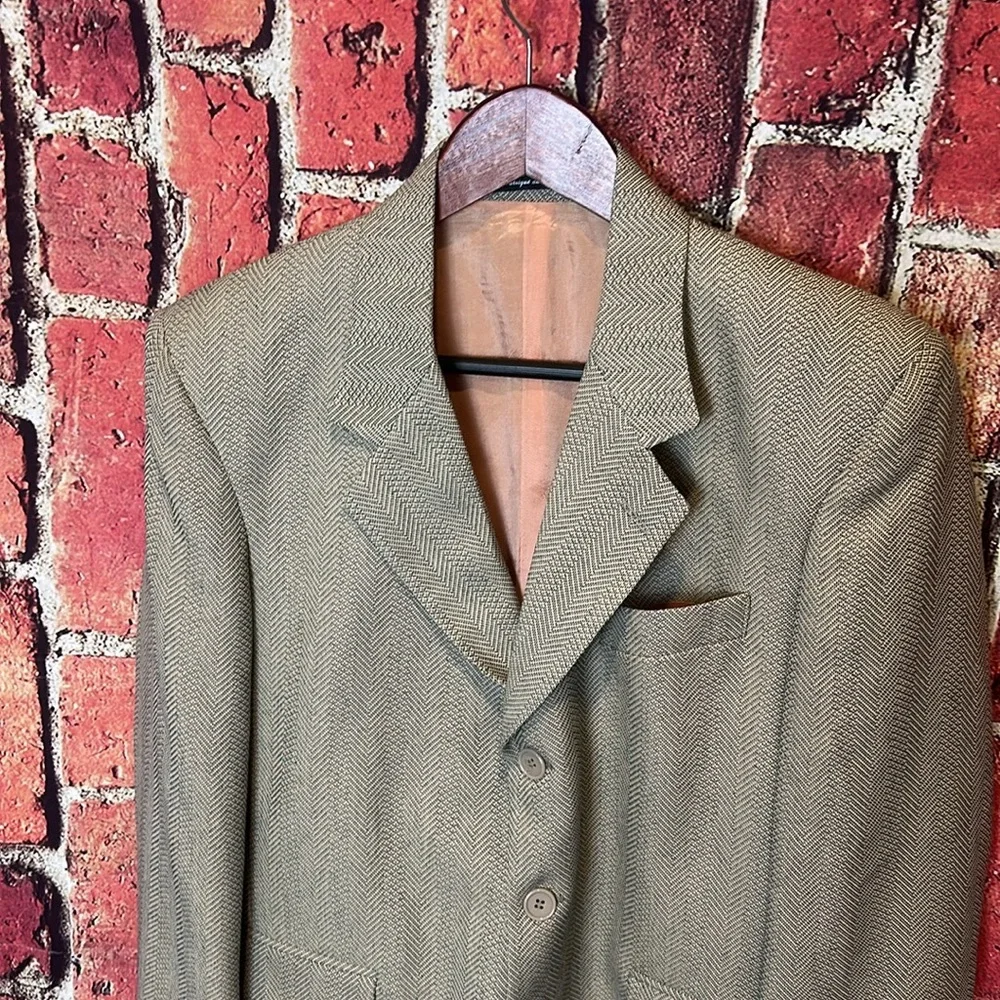 Christian Dior Collection Herringbone Women’s Blazer Size 14